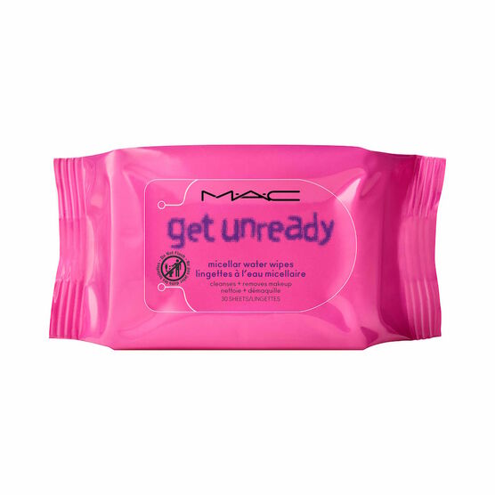LEN&Ccedil;OS DEMAQUILANTES MAC COM &Aacute;GUA MICELAR GET UNREADY